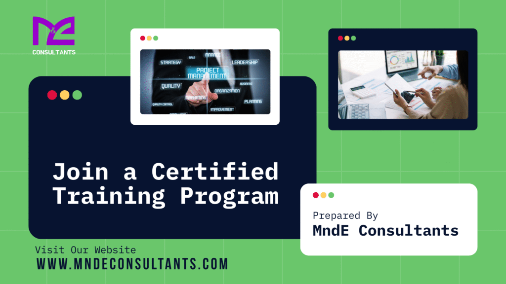 Join a Certified Training Program
