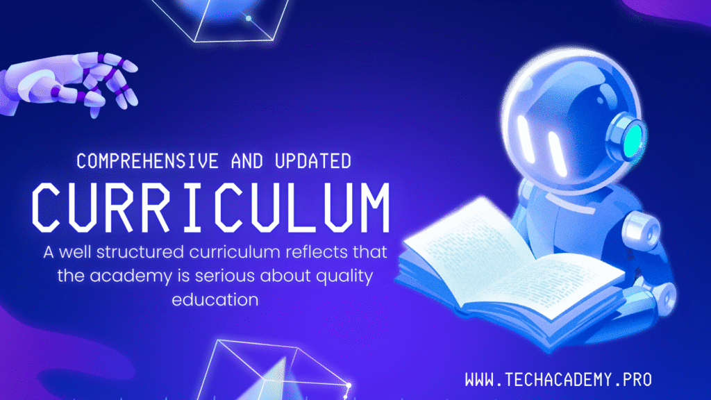 comprehensive and updated curriculum